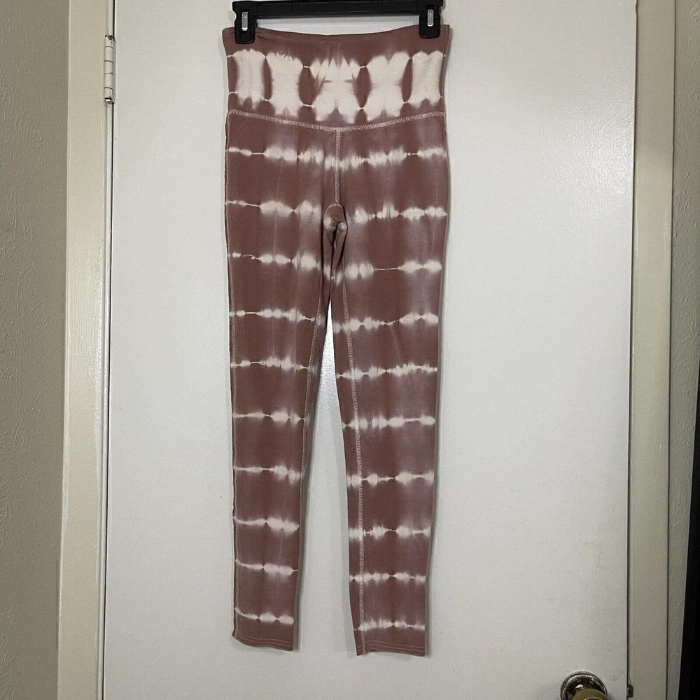 Free People FP movement Pink Tie die Jogger sweatpants size Small